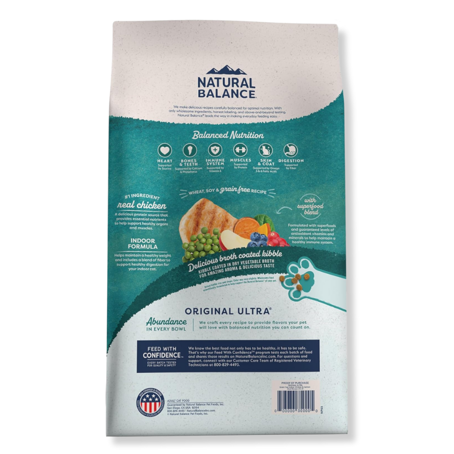 Natural Balance Indoor Chicken and Salmon Meal Recipe Grain-Free - 6 lbs