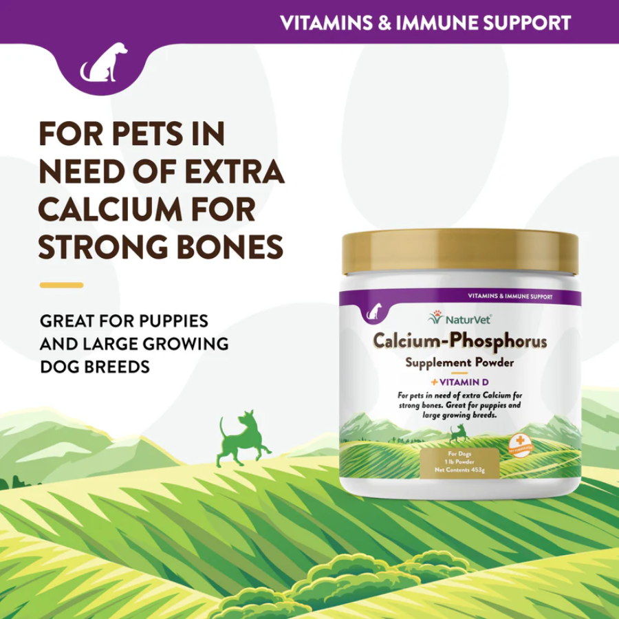 NaturVet Calcium-Phosphorus Powder - 1 lbs
