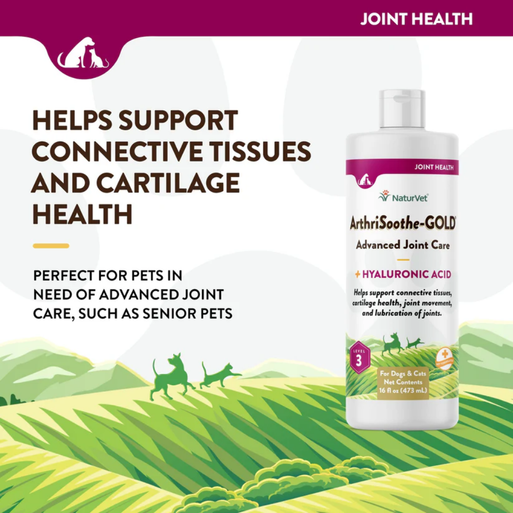 Naturvet ArthriSoothe-GOLD Advanced Joint Care Level 3 - 16 oz