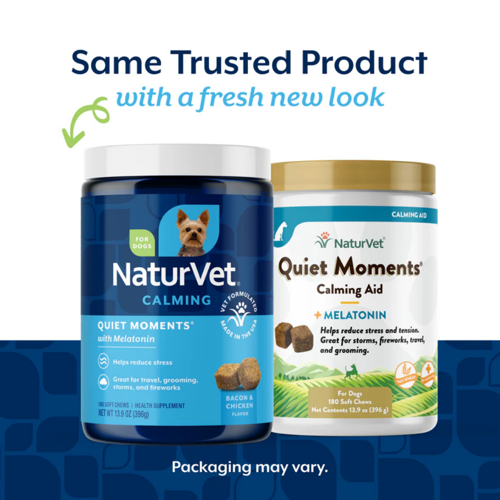 NaturVet Quiet Moments Calming Aid Plus Melatonin