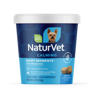 NaturVet Quiet Moments Calming Aid Plus Melatonin