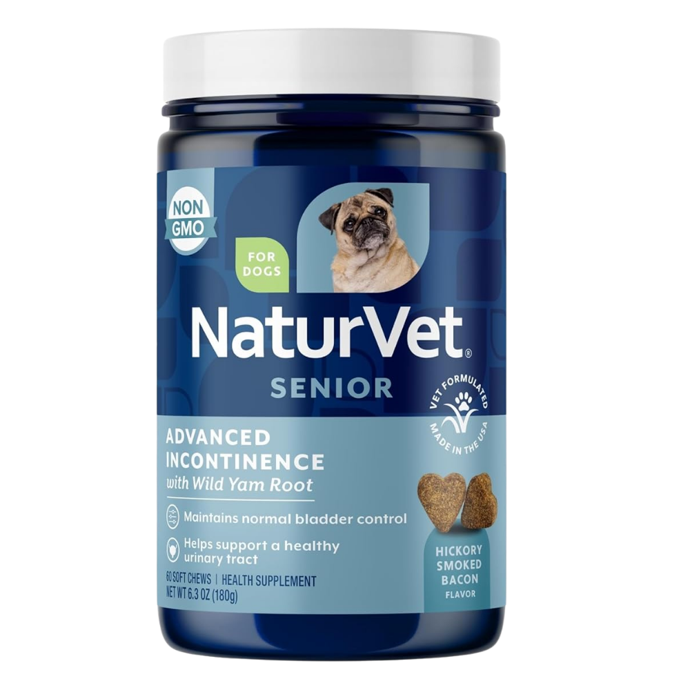 Naturvet Senior Advanced Incontinence with Yam Root - 60 Soft Chews