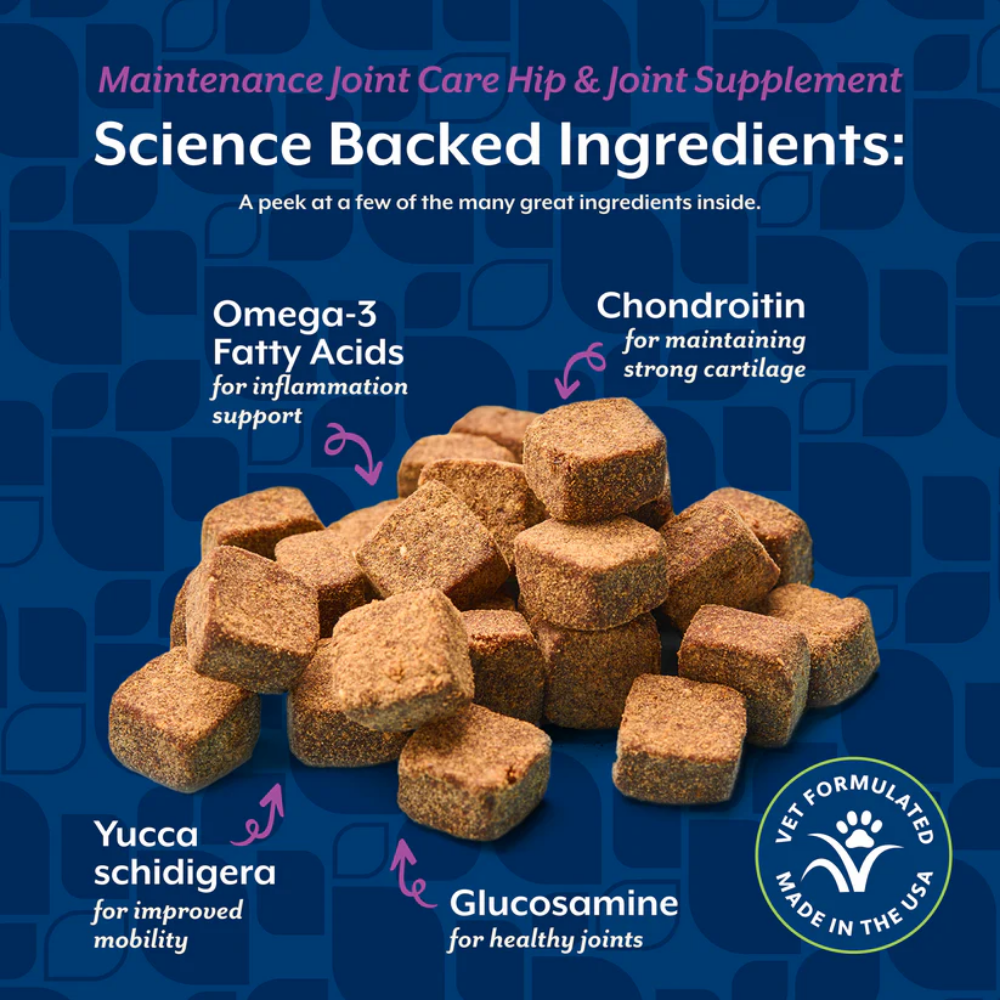 NaturVet Maintenance Joint Care Soft Chews for Dogs and Cats (formerly Glucosamine DS™) - 70 Chews