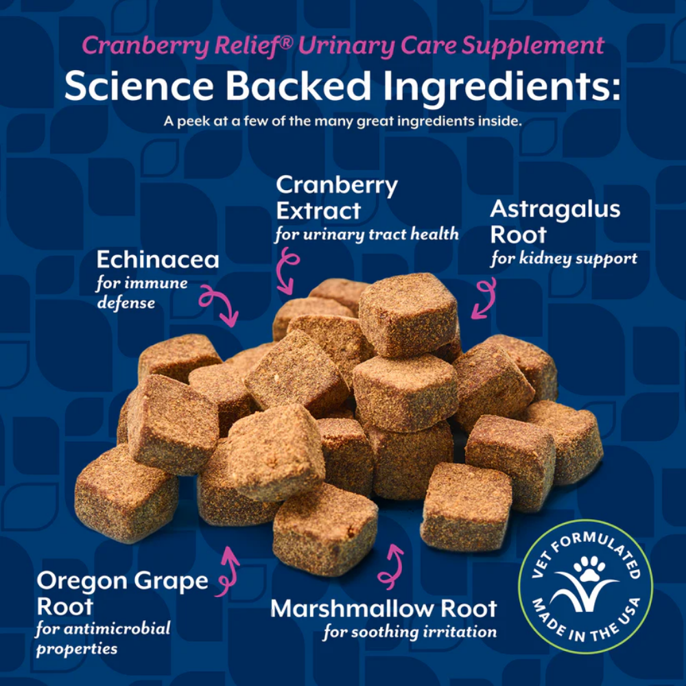 NaturVet Cranberry Relief Soft Chews - 60 Chews