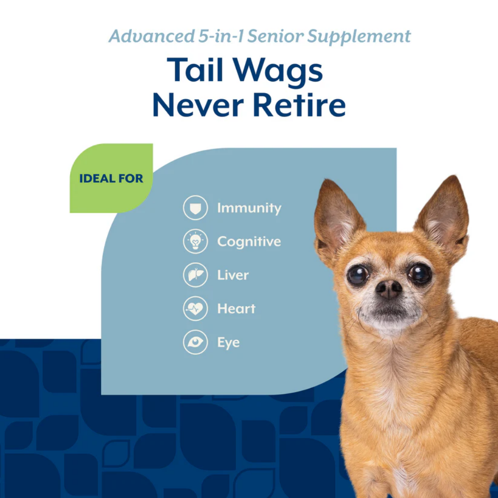 NaturVet Senior 5-in-1 Support Soft Chew - 60 Chews