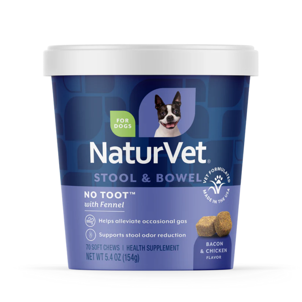 NaturVet No Toot Gas Aid Soft Chews - 70 Chews
