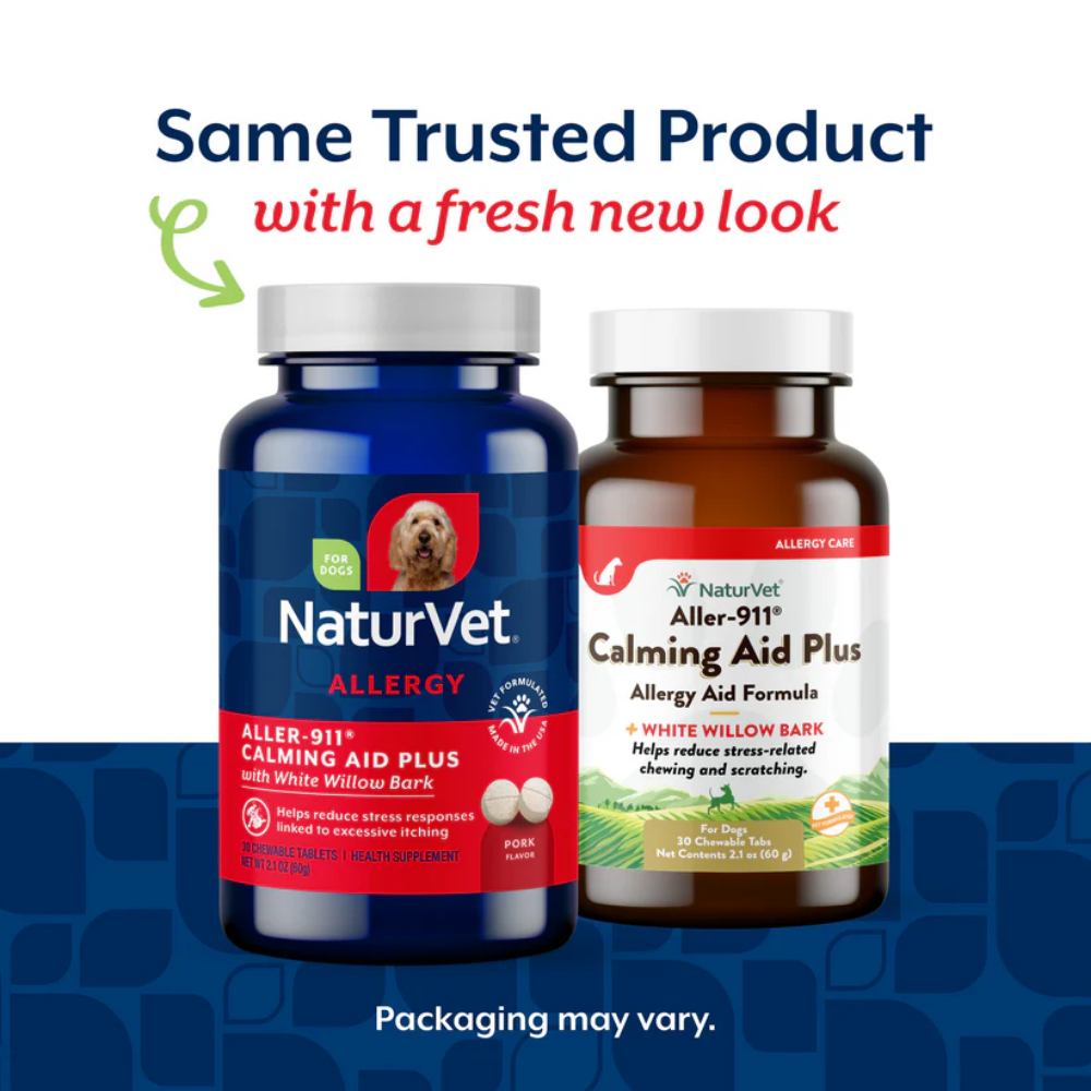 NaturVet Aller-911® Calming and Allergy Aid - 30 Tablets
