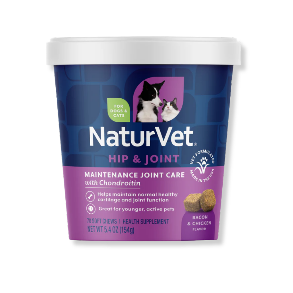 NaturVet Maintenance Joint Care Soft Chews for Dogs and Cats (formerly Glucosamine DS™) - 70 Chews