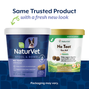 NaturVet No Toot Gas Aid Soft Chews - 70 Chews