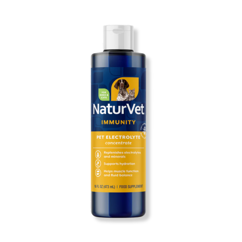 NaturVet Pet Electrolyte Concentrate for Dogs and Cats - 16 oz