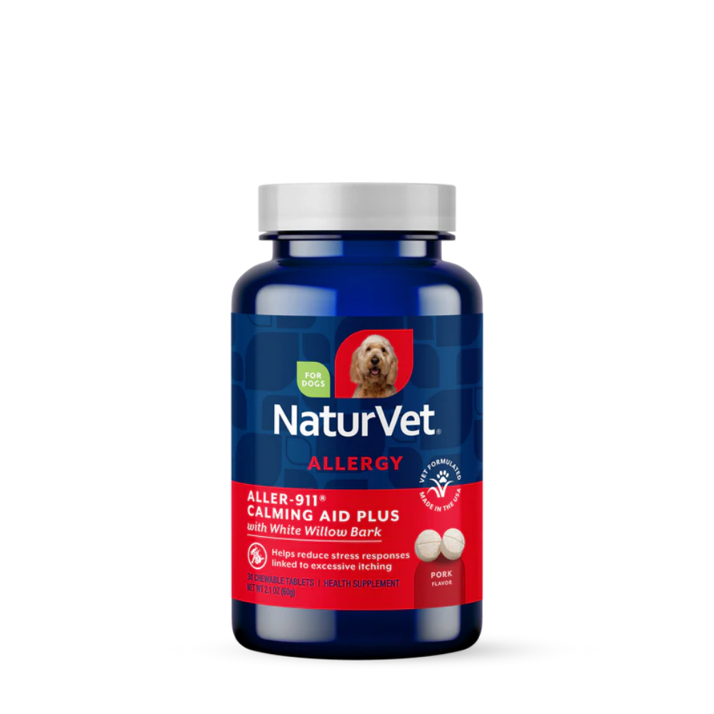 NaturVet Aller-911® Calming and Allergy Aid - 30 Tablets