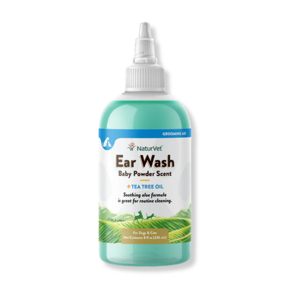 NaturVet Ear Wash with Tea Tree Oil