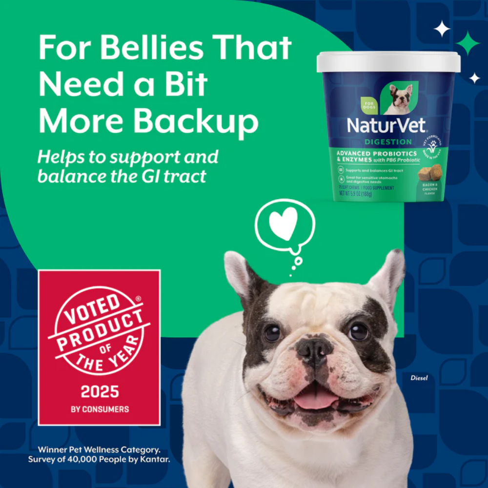 NaturVet Advanced Probiotic and Enzymes Soft Chews