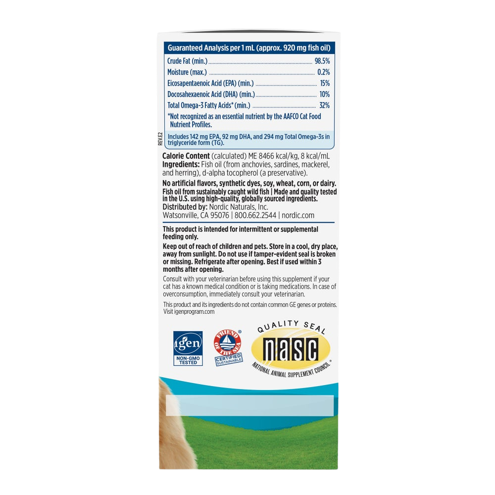 Nordic Naturals Omega-3 for Cats - 2 oz