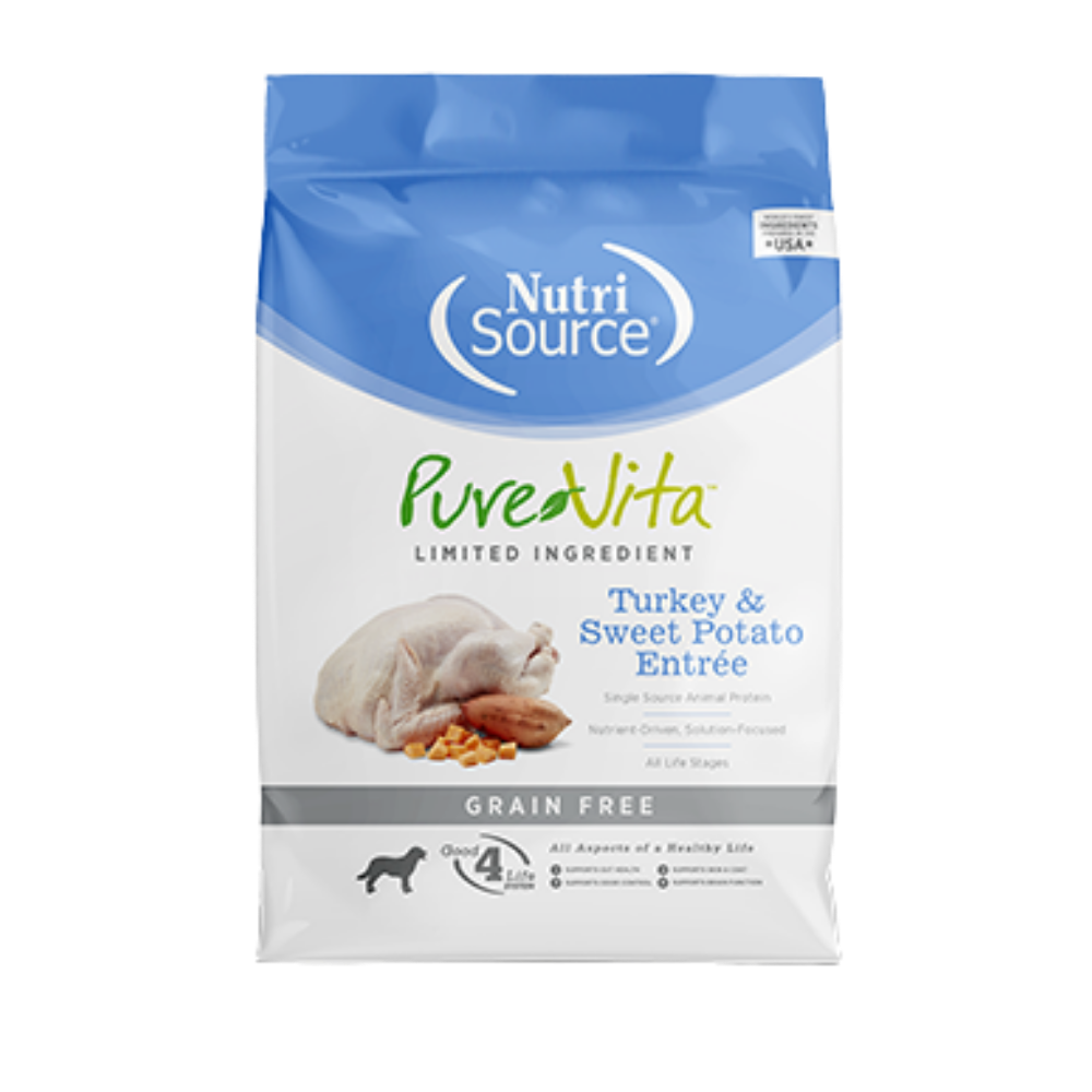 NutriSource PureVita Turkey and Sweet Potato - 4 lbs