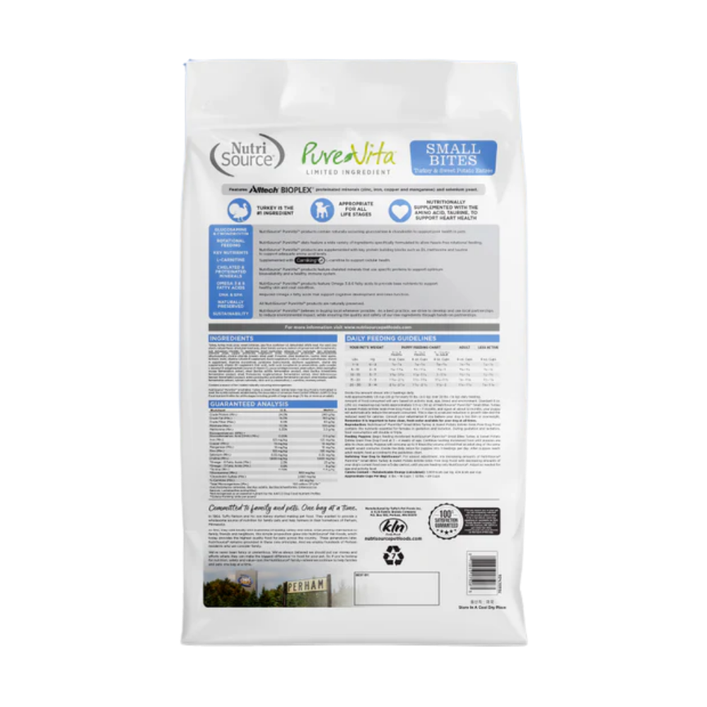 NutriSource PureVita Turkey and Sweet Potato - 4 lbs