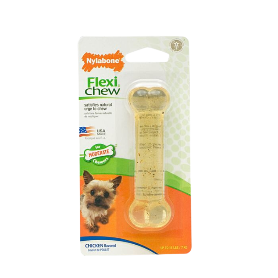 Nylabone FlexiChew Chicken Flavour - Up to 15 lbs