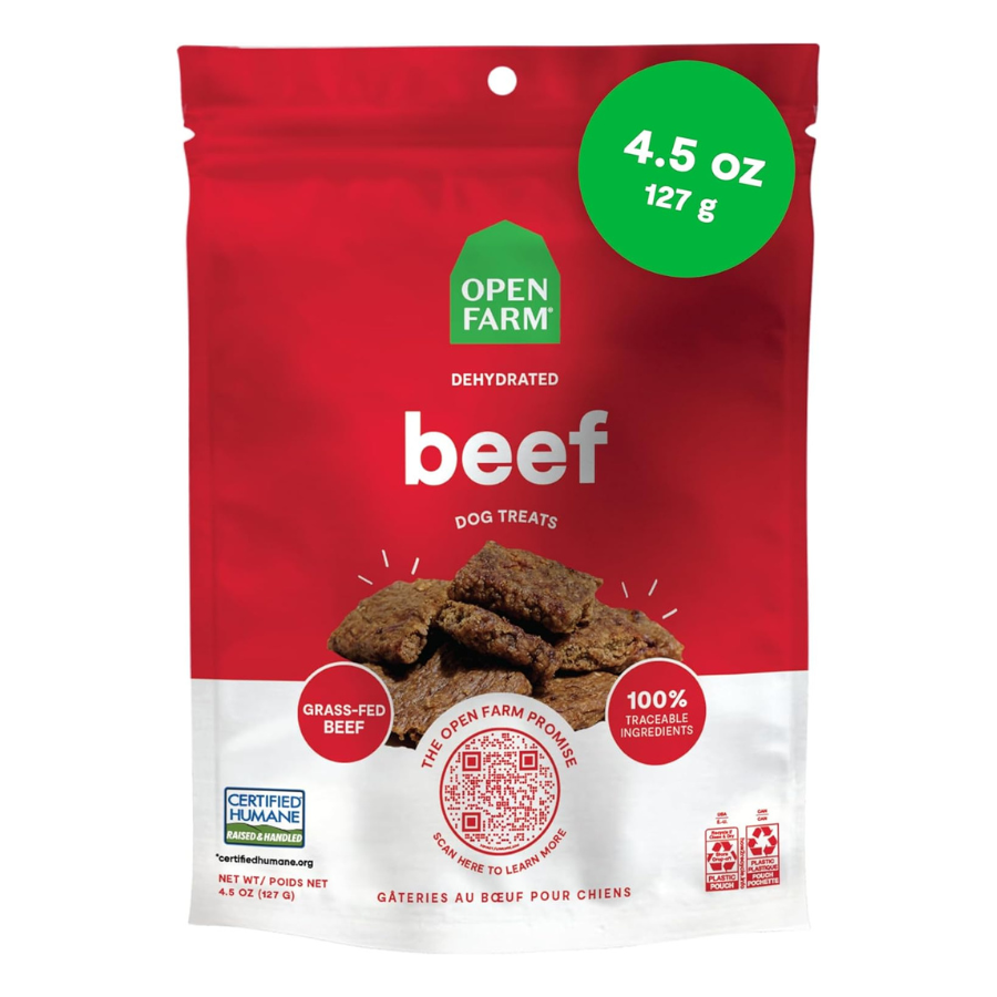 Open Farm Dog Dehydrated Beef Treats - 4.5 oz