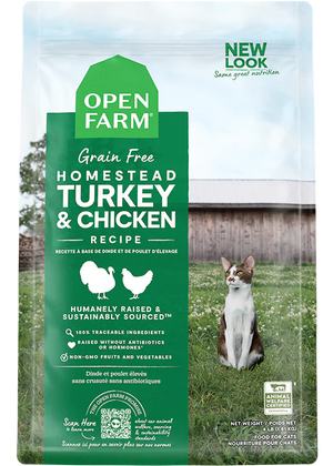 Open Farm Homestead Turkey and Chicken for Cats