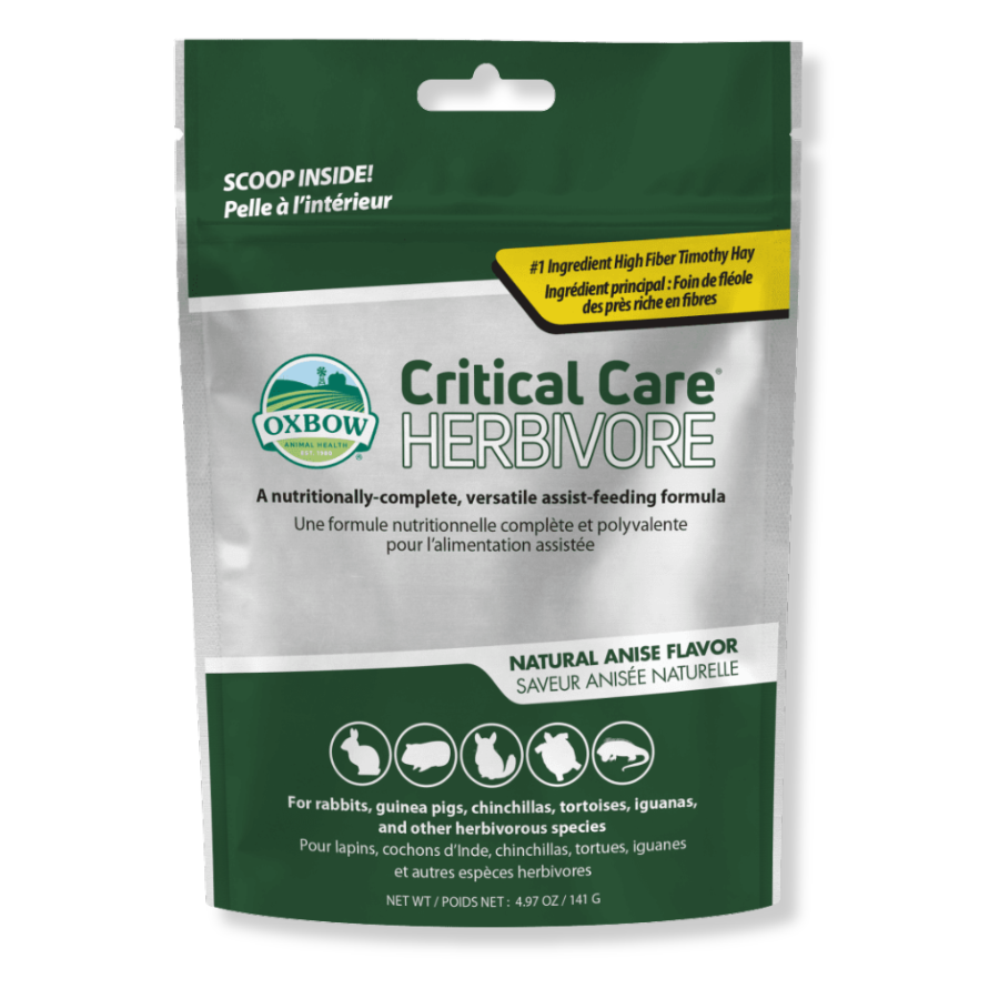 Oxbow Critical Care Herbivore Feeding Formula - Anise Flavour - 4.97 oz