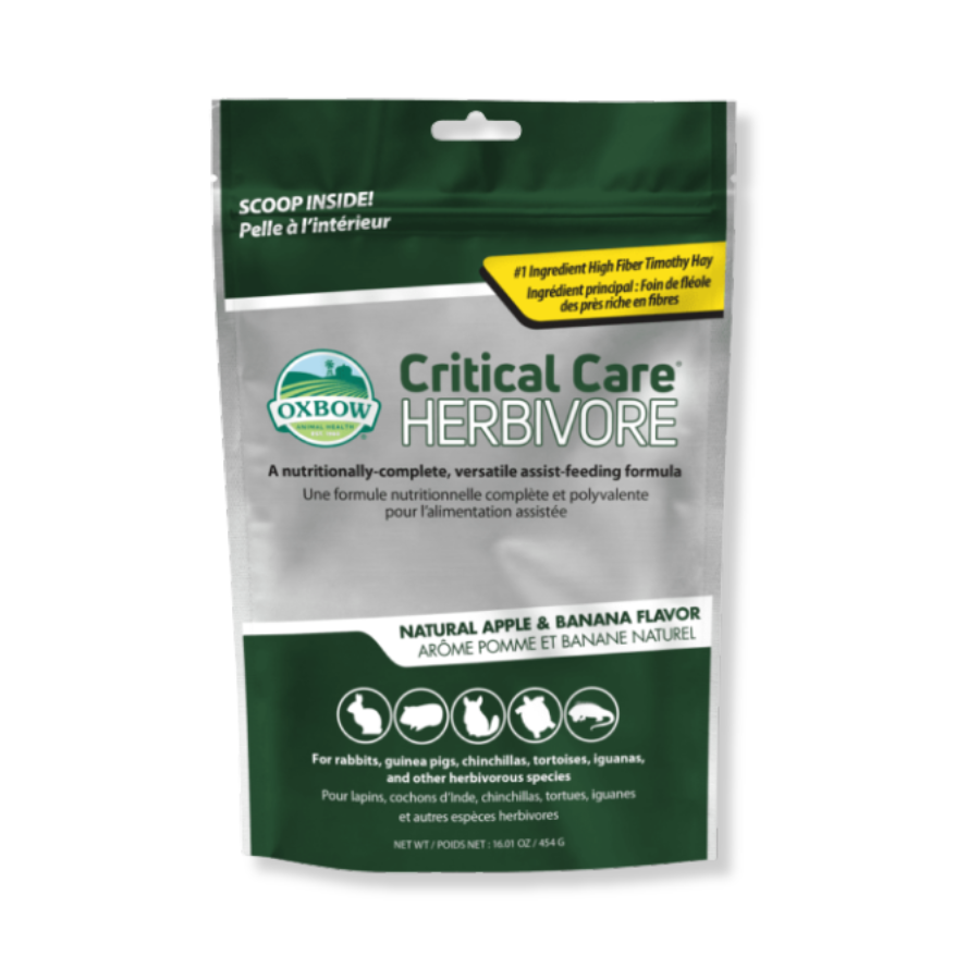 Oxbow - Critical Care Voeding voor groeiende kruideneters, 36 g Oxbow - Critical Care Voeding voor groeiende kruideneters, 36 g