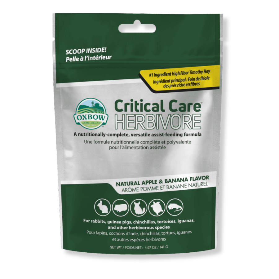 Oxbow Critical Care Herbivore Feeding Formula - Apple and Banana