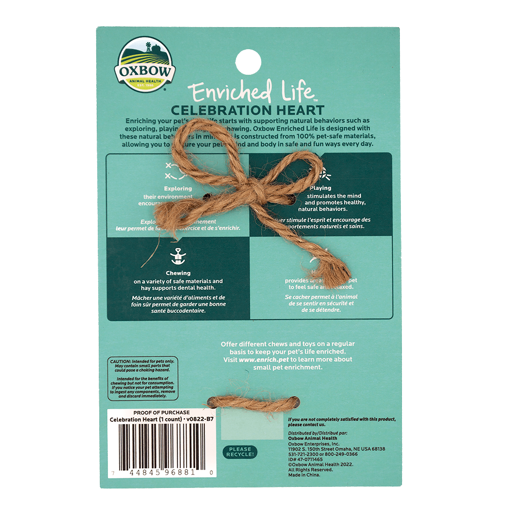 Oxbow Enriched Life Celebration Heart