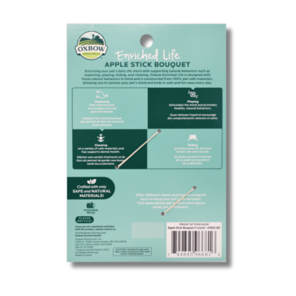 Oxbow Enriched Life Apple Stick Bouquet