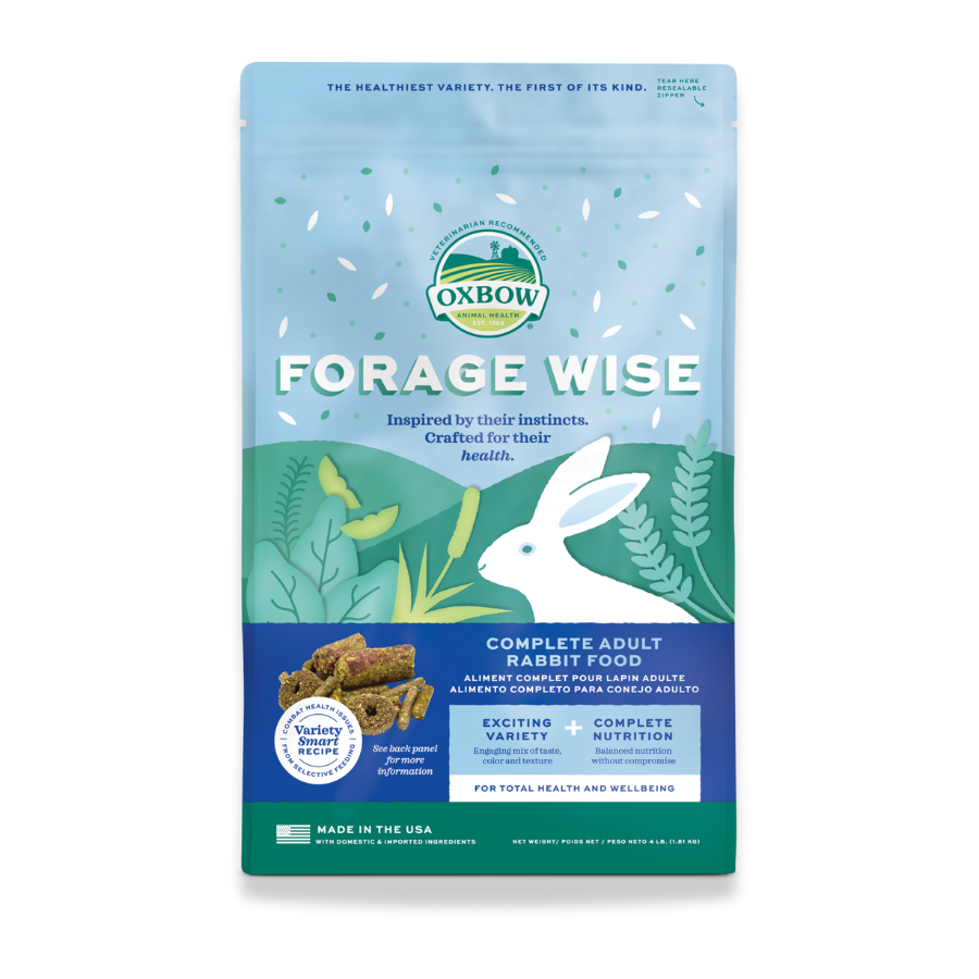 Oxbow Forage Wise Adult Rabbit Food - 4 lbs
