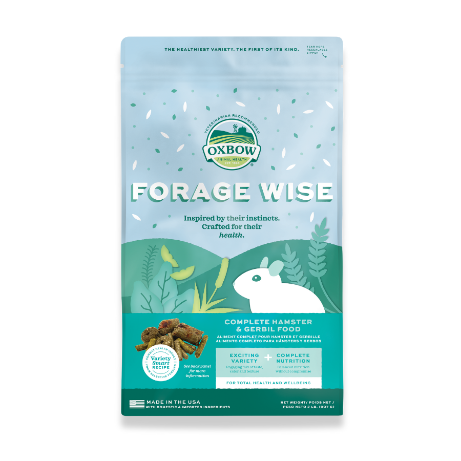 Oxbow Forage Wise Adult Hamster and Gerbil Food - 2 lbs