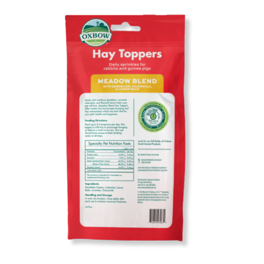 OXBOW Hay Toppers Meadow Blend - 2 oz