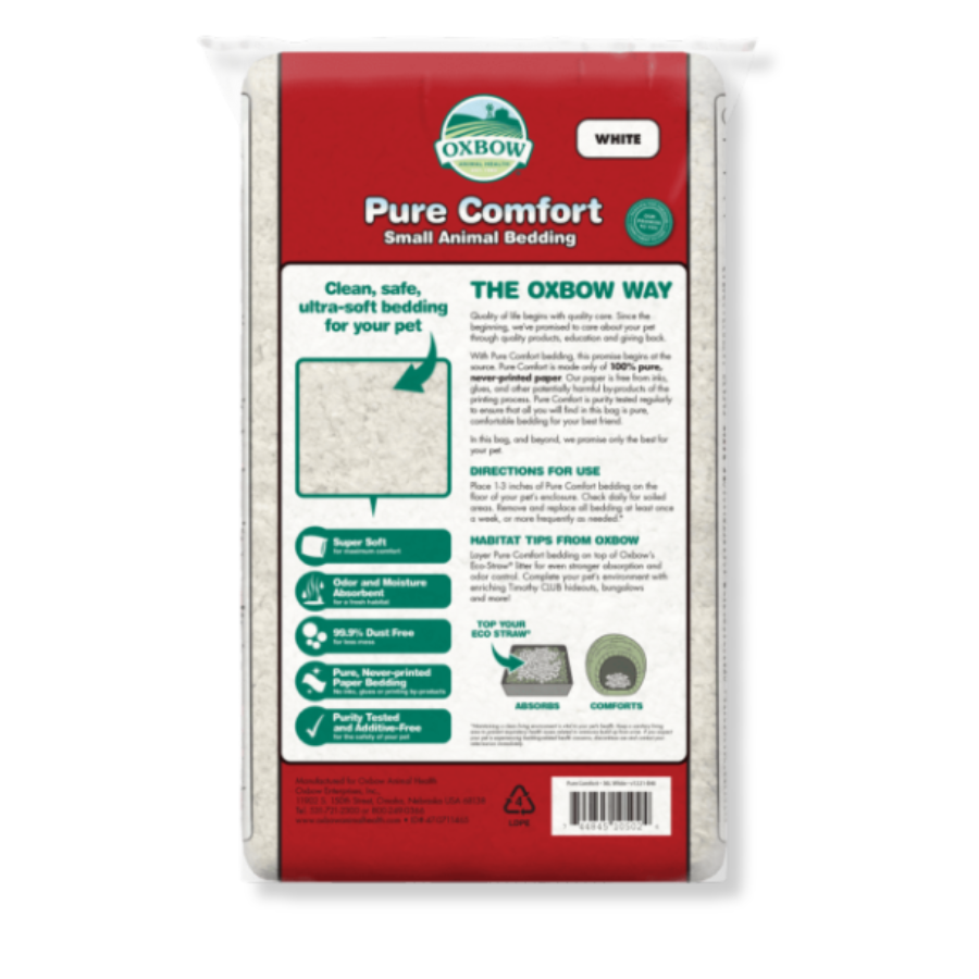 OXBOW Pure Comfort Bedding White - 36 L