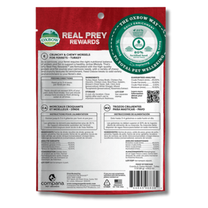 Oxbow Real Prey Rewards Turkey - 3 oz