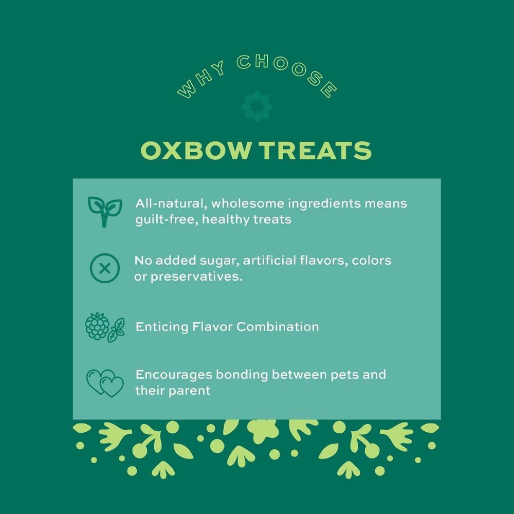 OXBOW Simple Rewards Blackberry and Basil Treats - 3 oz