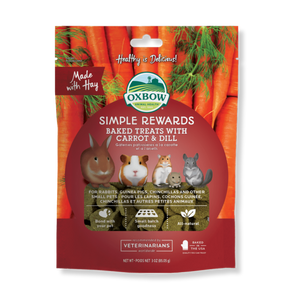 OXBOW Simple Rewards Baked Treats with Carrot and Dill