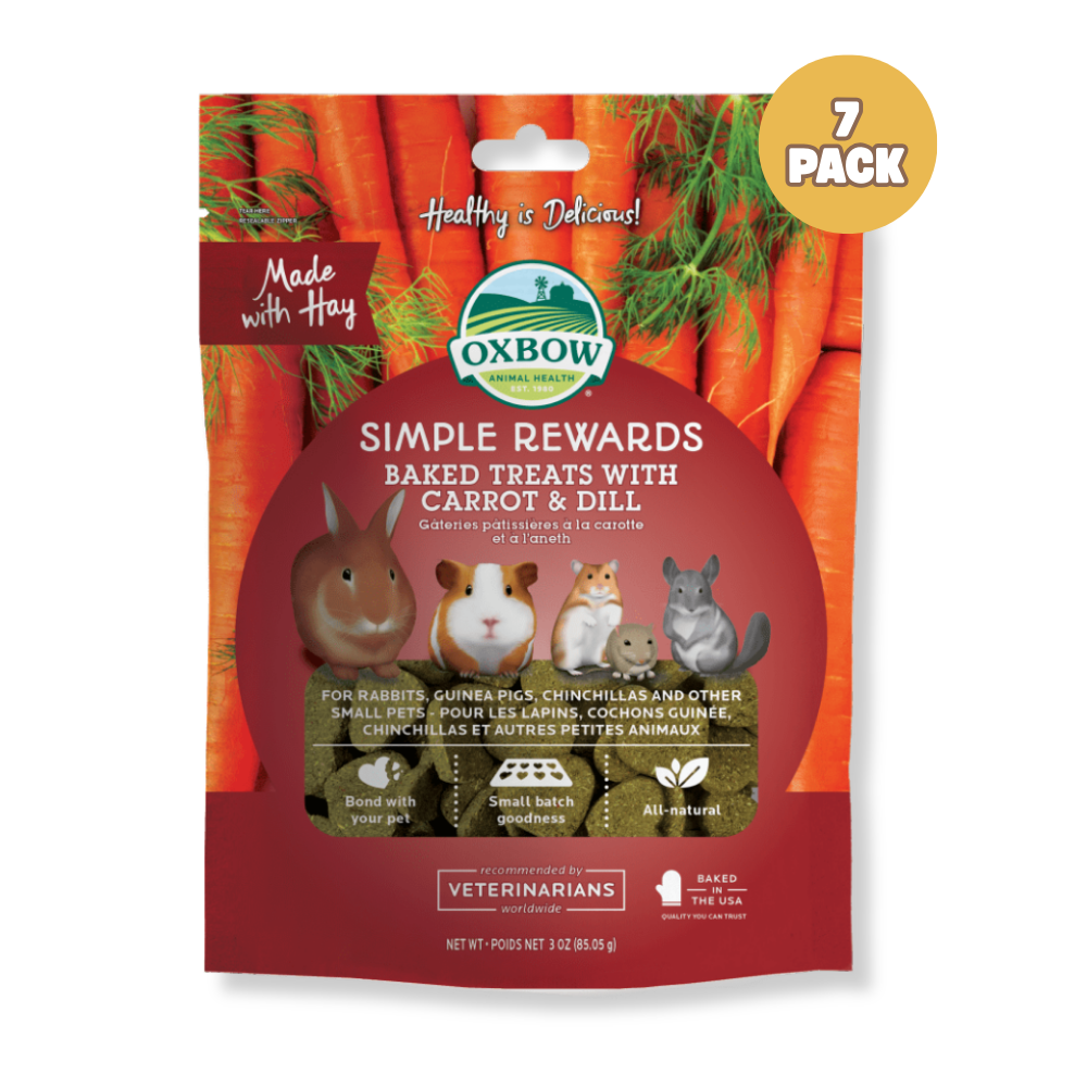 OXBOW Simple Rewards Baked Treats with Carrot and Dill