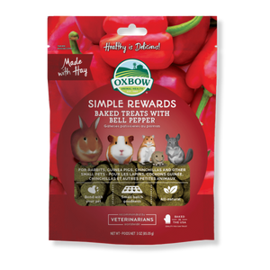 OXBOW Simple Rewards Baked Treats with Bell Pepper