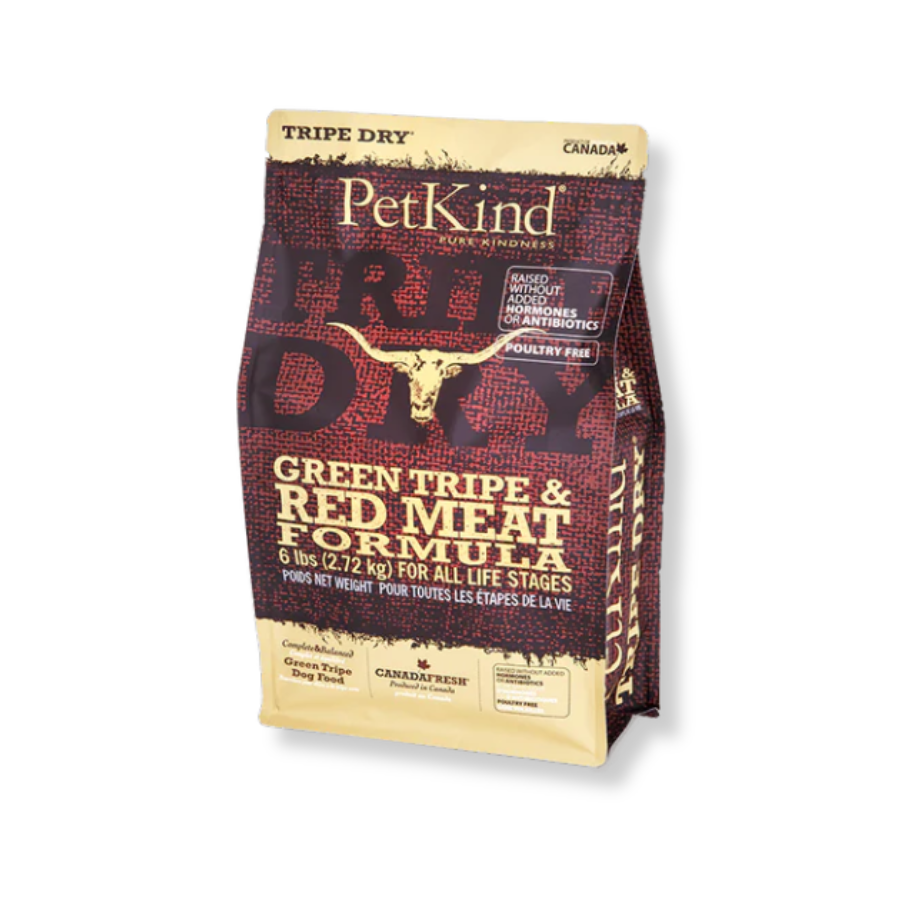 Pet Kind Tripe Dry Green Tripe and Red Meat Dog Food - 6 lbs