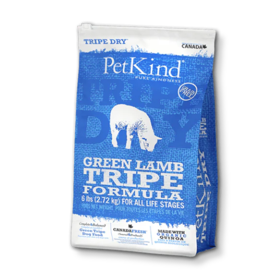 PetKind Tripe Dry Green Lamb Tripe Dog Food - 6 lbs