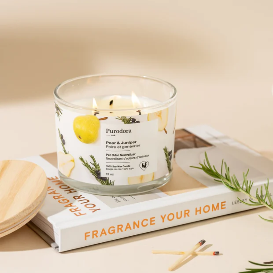 Purodora Lab Odor Neutralizer Soy Wax Candle