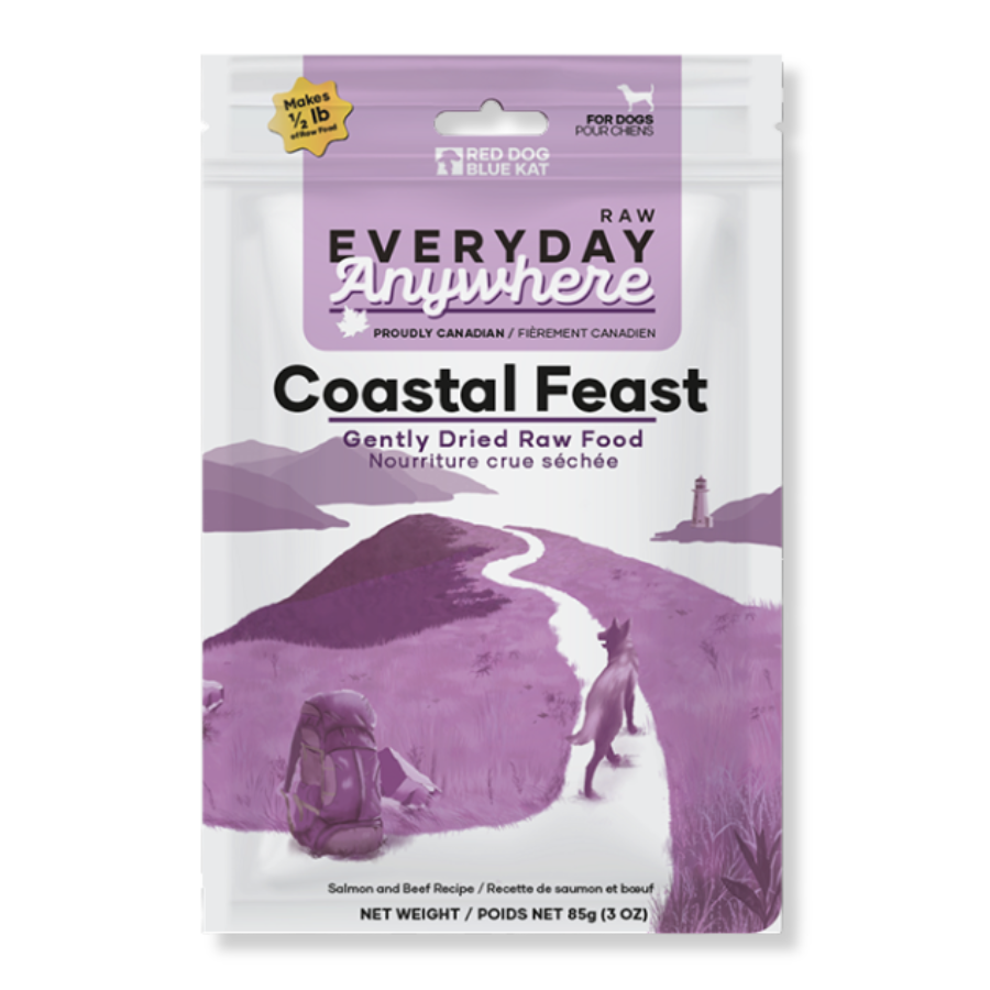 Red Dog Blue Kat Everyday Anywhere Gently Dried Raw Dog Food - Coastal Feast