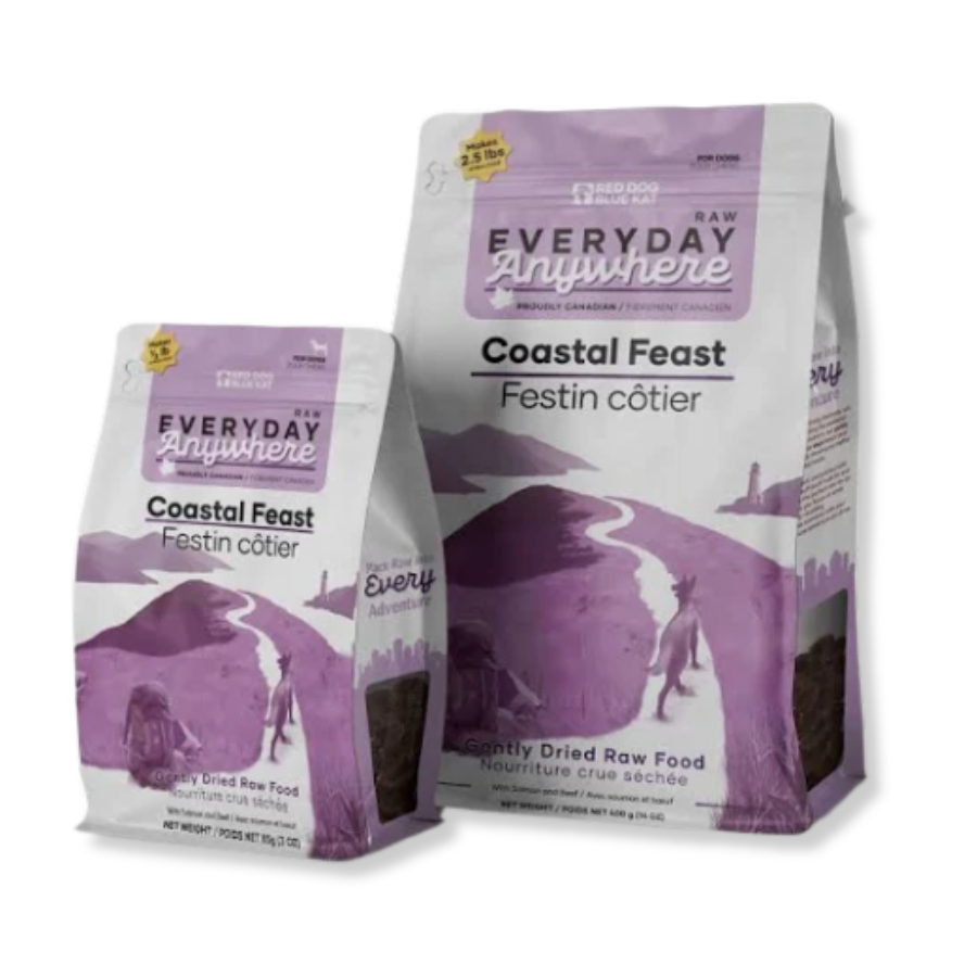 Red Dog Blue Kat Everyday Anywhere Gently Dried Raw Dog Food - Coastal Feast