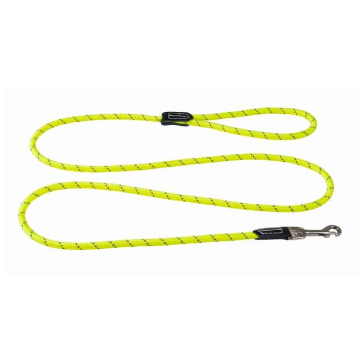 Combat Rope Lead ROGZ Classic Rope Lead Yellow - Large | Brindle Pet Supplies
