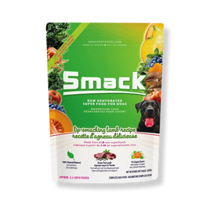 Smack Lip Smacking Lamb Raw Dehydrated Food for Dogs