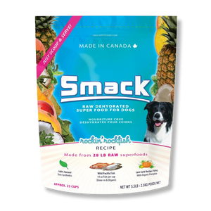 Smack Rockin' Rockfish Raw Dehydrated Food for Dogs