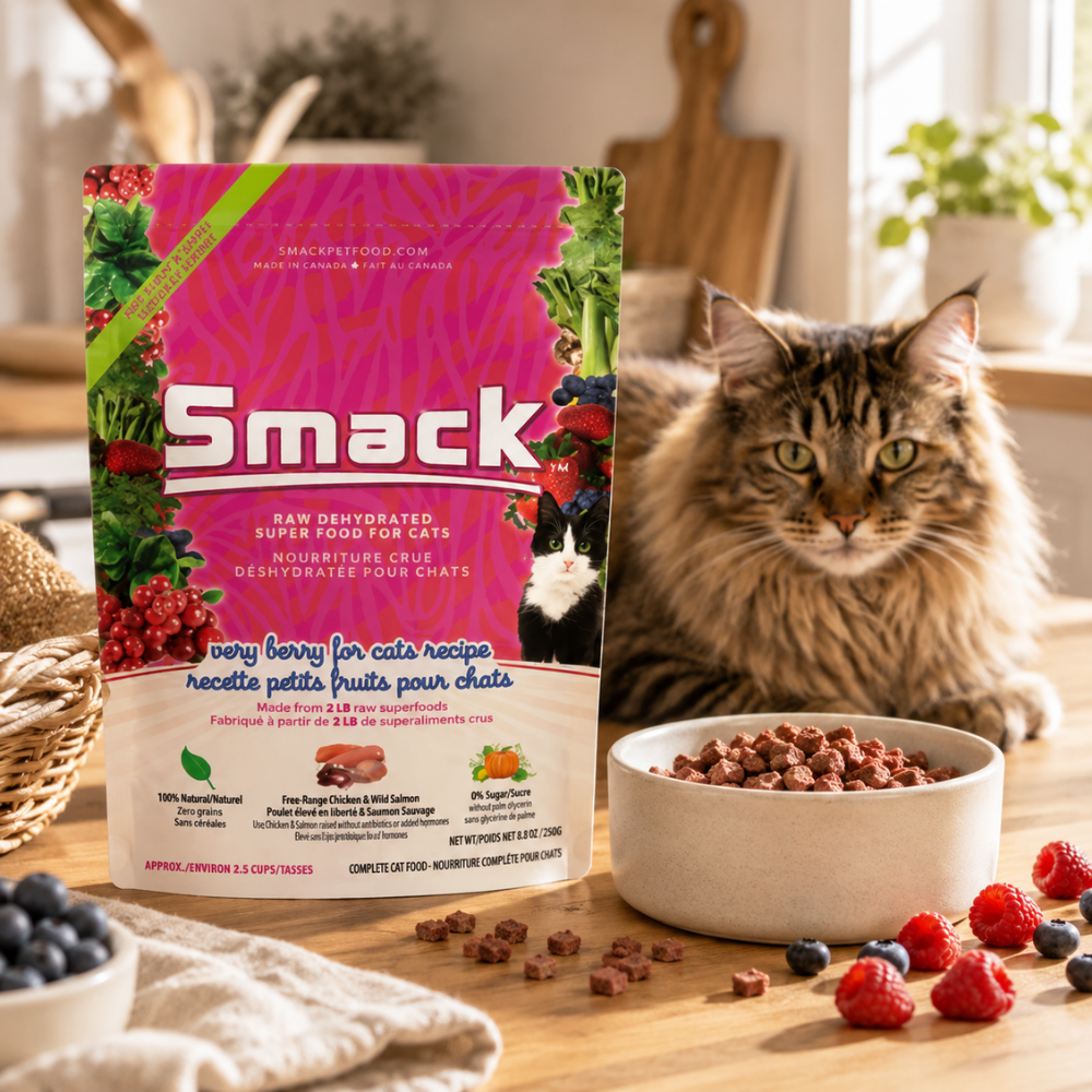 Smack Very Berry Dehydrated Raw Cat Food - 8.8 oz
