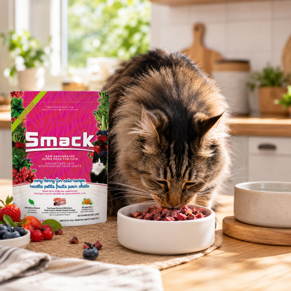 Smack Very Berry Dehydrated Raw Cat Food - 8.8 oz