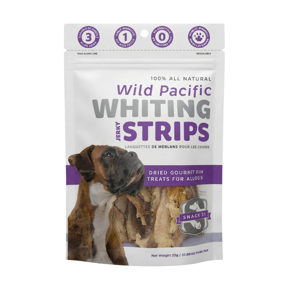 Snack 21 Wild Pacific Whiting Jerky Strips - 0.88 oz