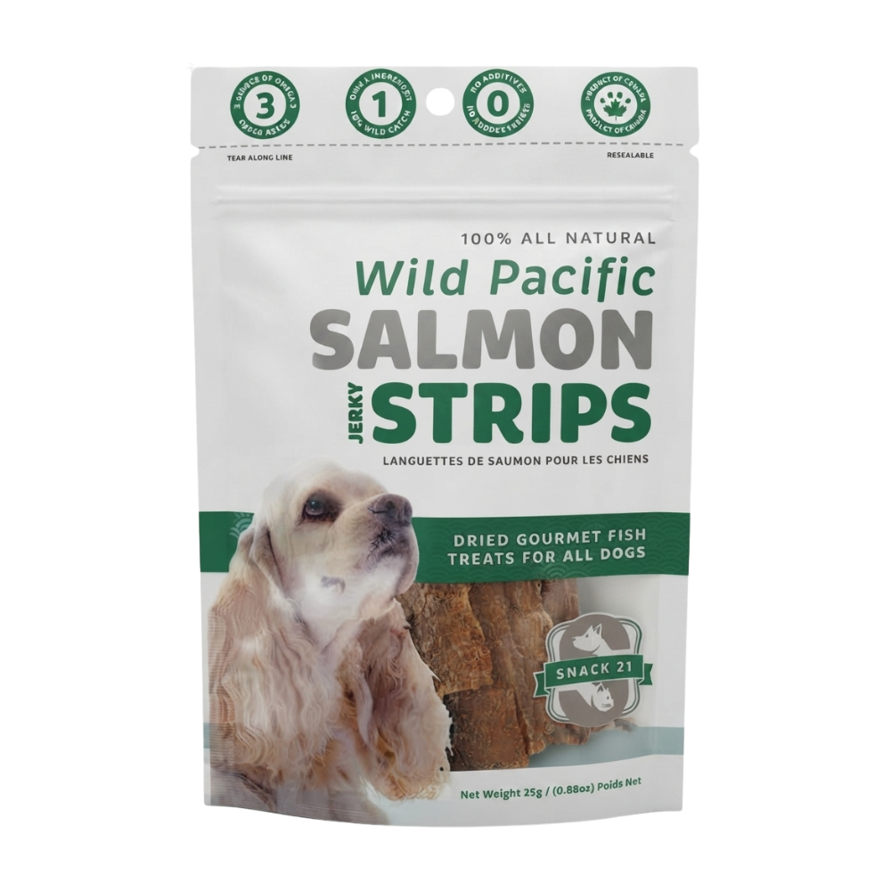 Snack 21 Wild Pacific Salmon Jerky Strips - 0.88 oz