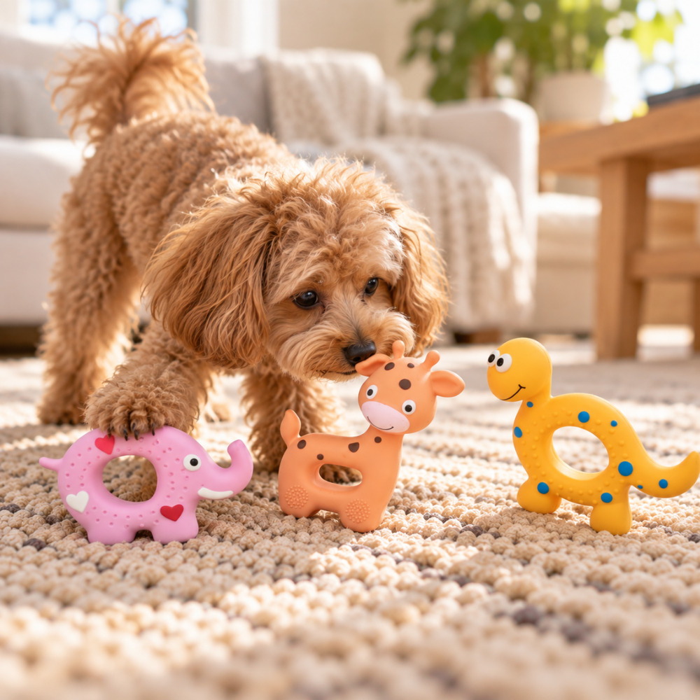 Spot Latex Ring Dog Toy - 5" (Assorted)